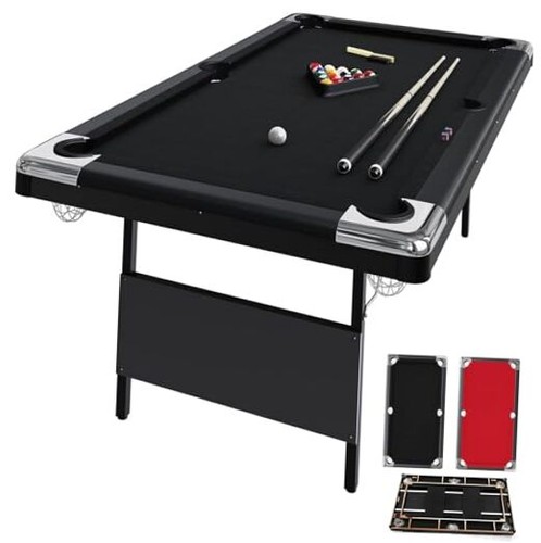 Foot foldable pool table - 6,7,