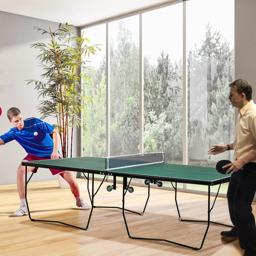 Folding table tennis set 7m - table,