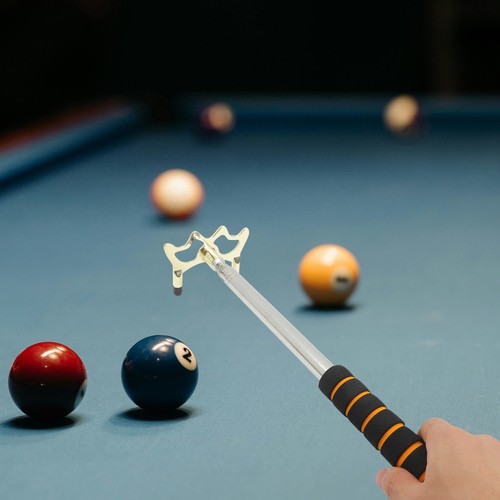 Retractable billiards cue - billiards,