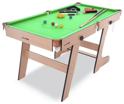 Pro 6ft folding snooker and - snooker,
