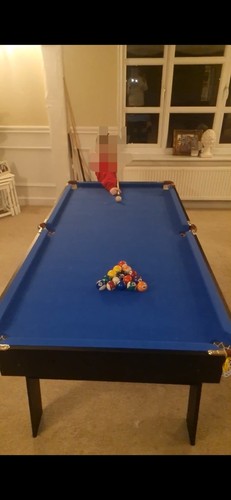 Foldable pool and snooker - pool,