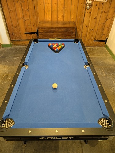 Riley convertible pool table - pool,