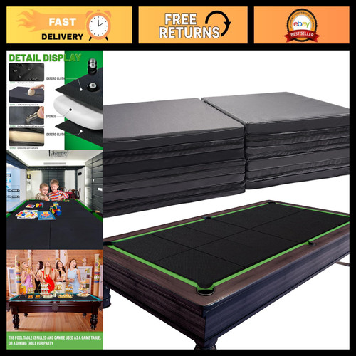 Foldable pool table insert mat - pool,